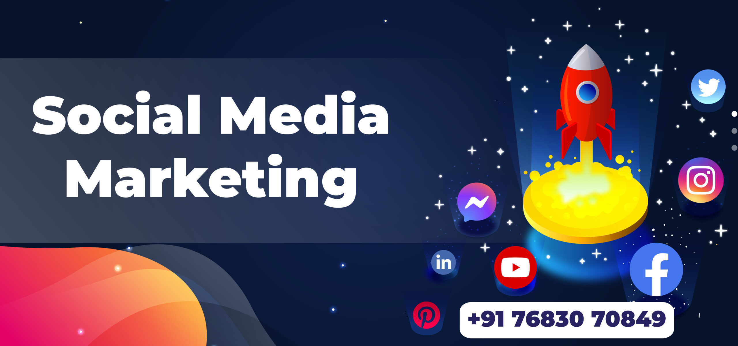 Social media marketing slider Banner